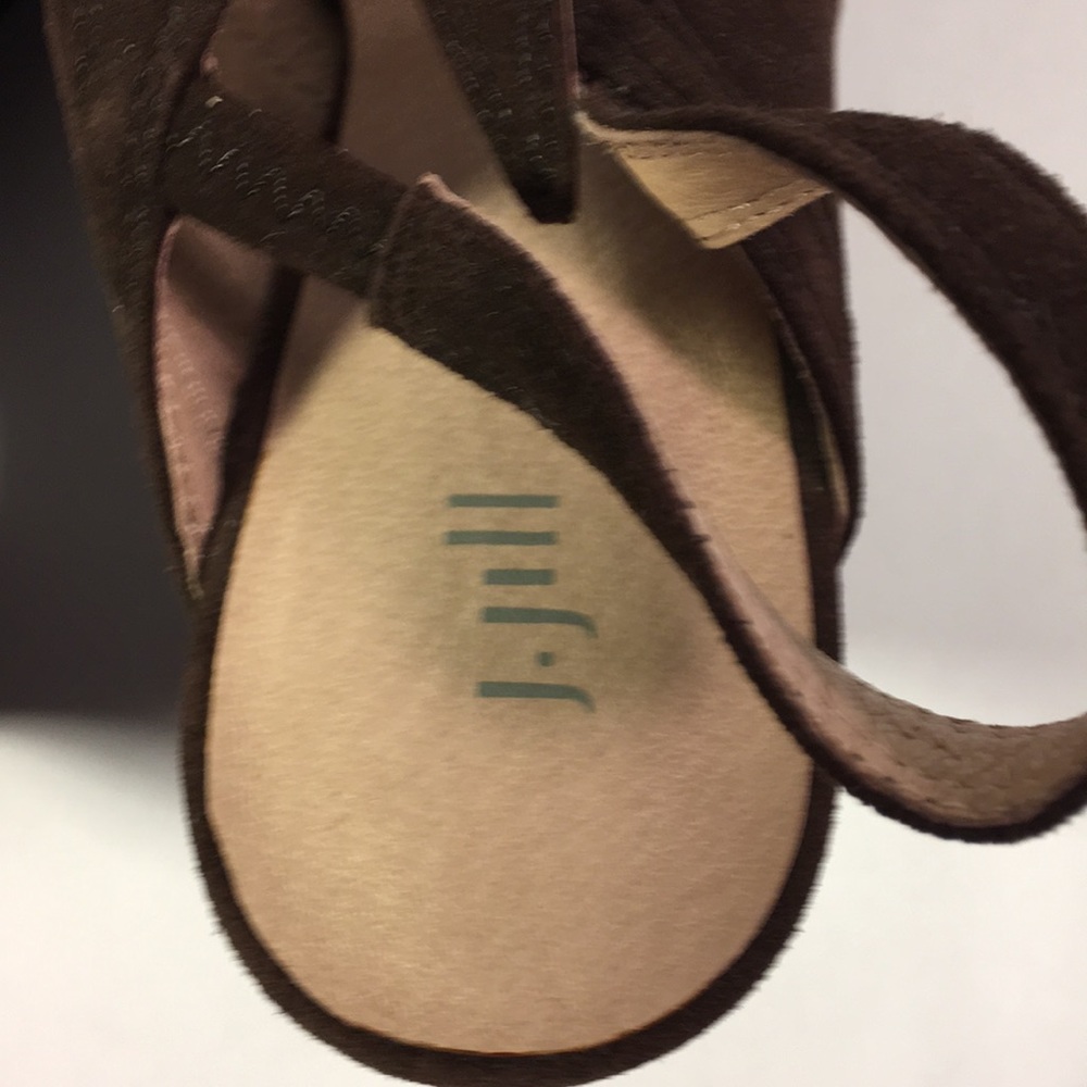 NWT J Jill Strappy Suede Slingbacks - Picture 2 of 7